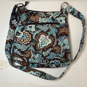 VERA BRADLEY Hipster in Blue Java Crossbody Purse Bag